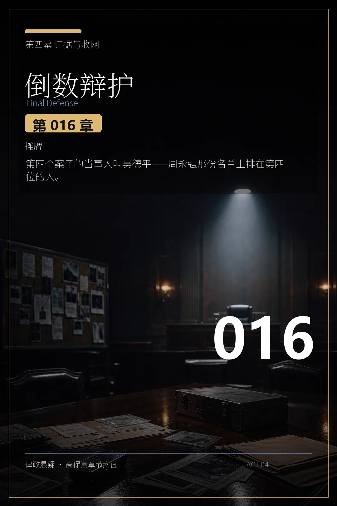 第十六章 摊牌